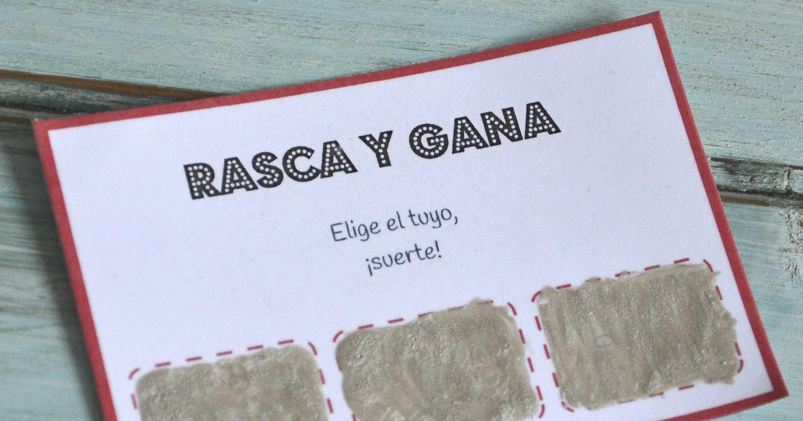 Rasca y Gana juego